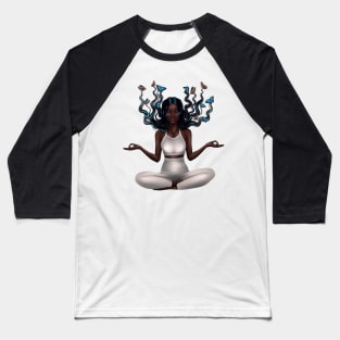 The girl meditating Baseball T-Shirt